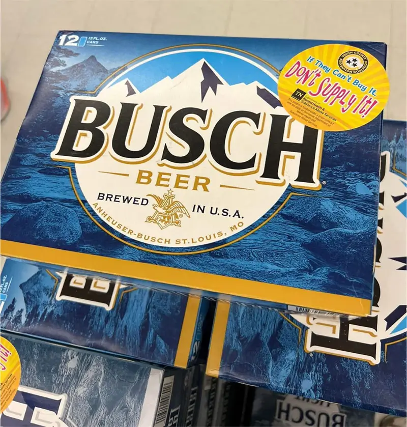 busch sticker